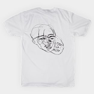 Mittee ArtPiece "Blurry Head" T-Shirt